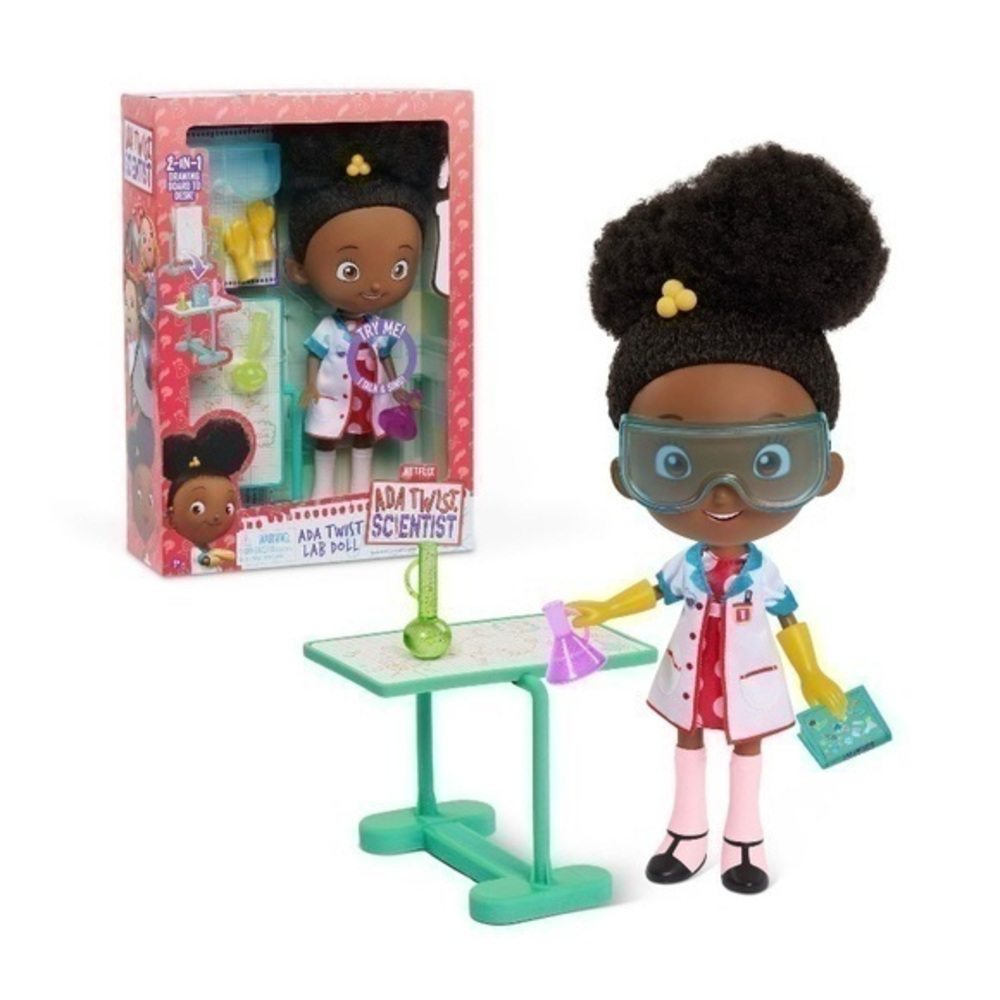 NIB. NETFLIX Ada Twist Scientist Lab Doll